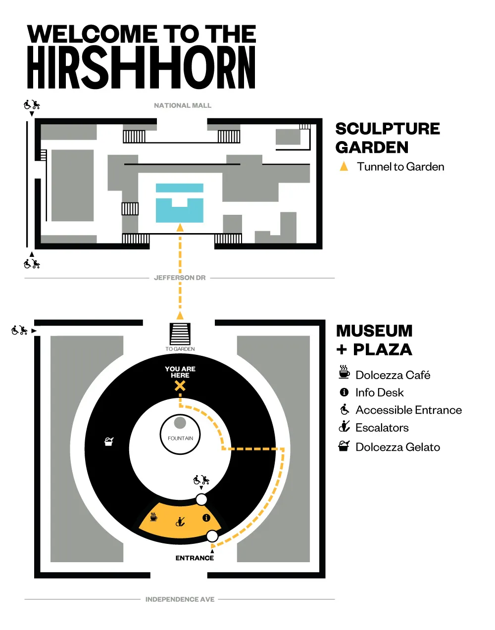 Hirshhorn Plaza Map