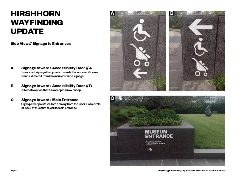 Hirshhorn Wayfinding