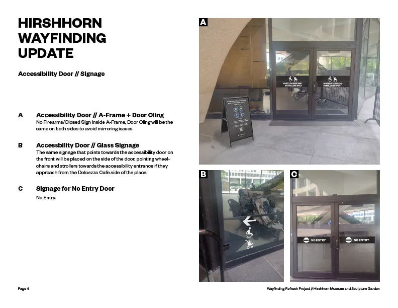 Hirshhorn Wayfinding